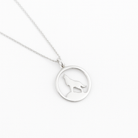 Howl | Wolf on Mountain Pendant