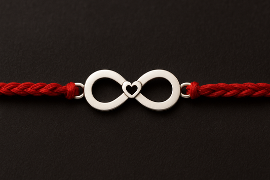 Eterna | Infinity Rakhi with Heart in Center