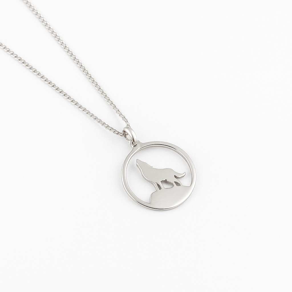Howl | Wolf on Mountain Pendant