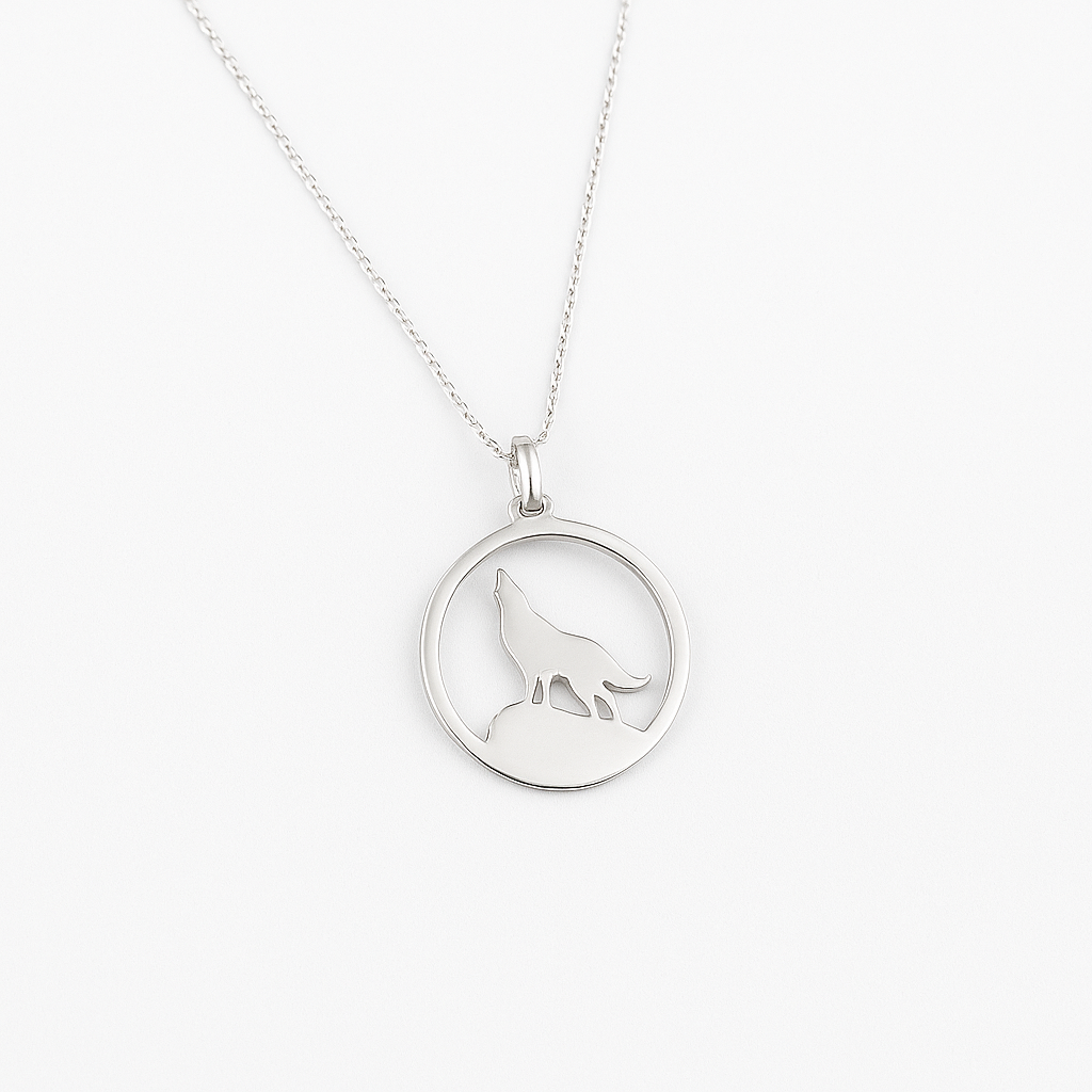 Howl | Wolf on Mountain Pendant