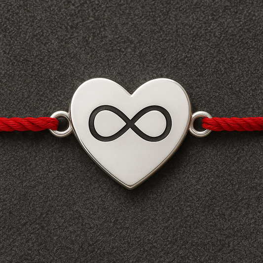 Amora | Heart Rakhi with Infinity Symbol