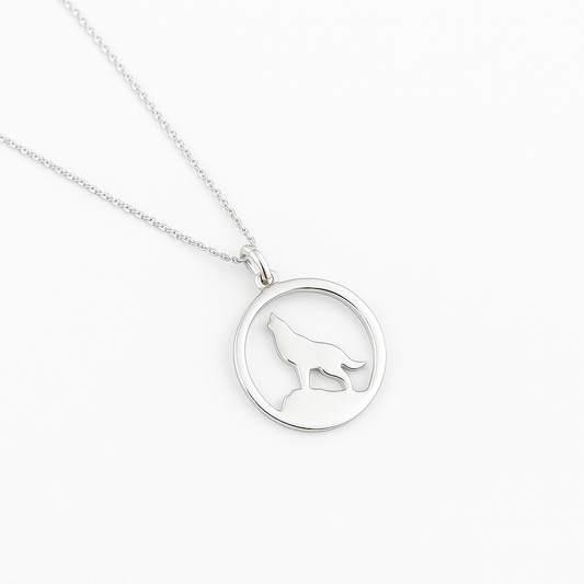 Howl | Wolf on Mountain Pendant