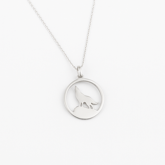 Howl | Wolf on Mountain Pendant