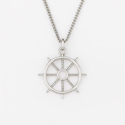 Helm | Ship Wheel Pendant
